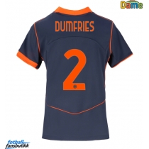 Inter Milan Denzel Dumfries #2 Tredjedrakt Dame 2025-26 Kortermet
